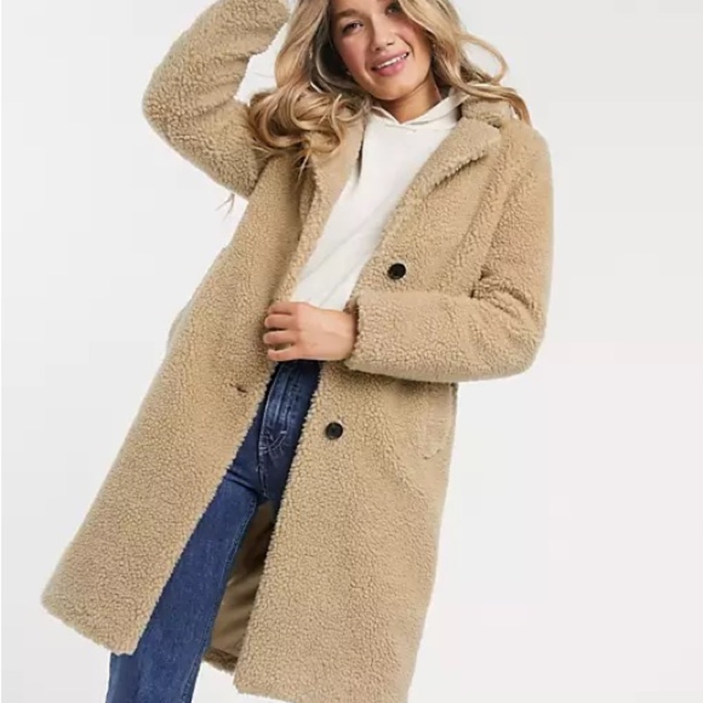 Abercrombie Sherpa Dad Coat